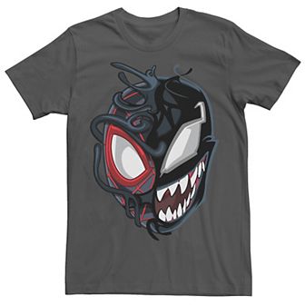 Men's Marvel Spider-Man Venom Miles Split Face Tee