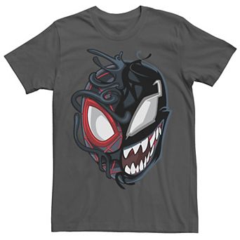 Men's Marvel Spider-Man Venom Miles Split Face Tee