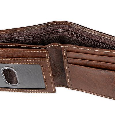 Men's Dockers® RFID-Blocking Leather Passcase with Hidden Zipper