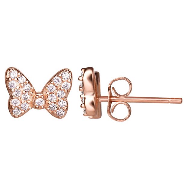 Minnie mouse deals earrings rose gold