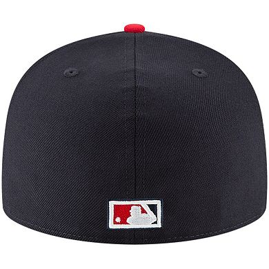 Men's New Era Navy Washington Senators Cooperstown Collection Wool 59FIFTY Fitted Hat