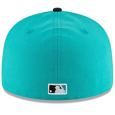 Men's New Era Aqua Florida Marlins World Series Wool 59FIFTY Fitted Hat