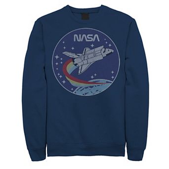 Men's NASA Shuttle Launch Orbit Circle Patch Sweatshirt