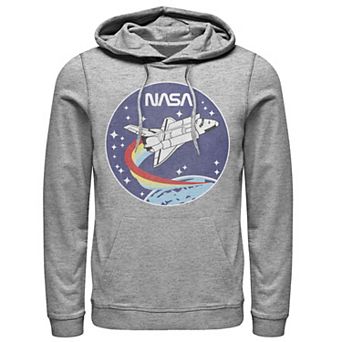 Men's NASA Shuttle Launch Orbit Circle Patch Hoodie