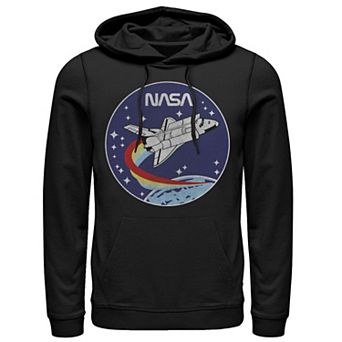 Men's NASA Shuttle Launch Orbit Circle Patch Hoodie