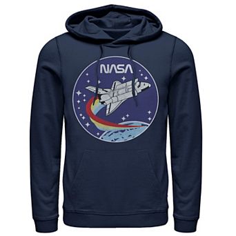 Men's NASA Shuttle Launch Orbit Circle Patch Hoodie