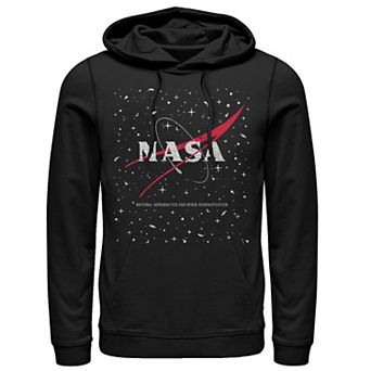 Men's NASA Circle Distressed Space Logo Hoodie