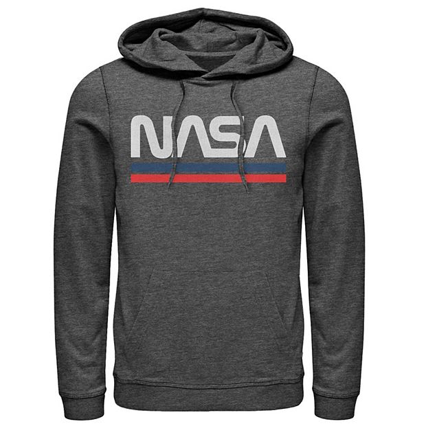 Red white and discount blue nasa hoodie