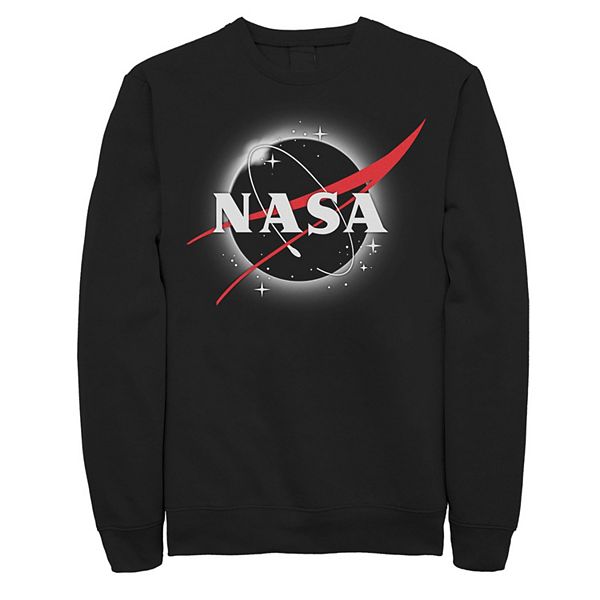 Men's NASA Classic Logo Atop Total Solar Eclipse Sweatshirt