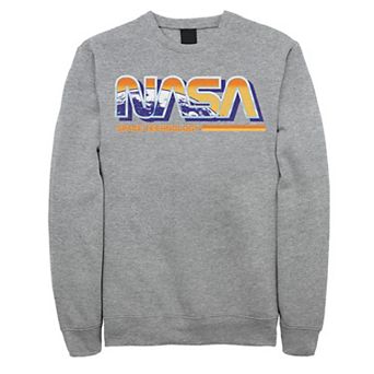 Men's NASA Space Technology Retro Rainbow Logo Sweatshirt