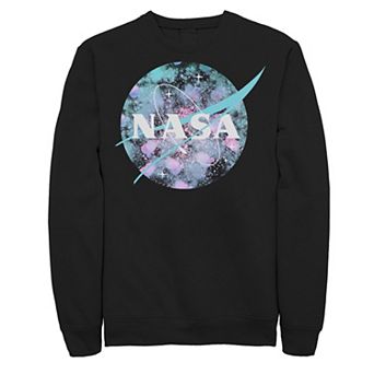 Men's NASA Spray Paint Splatter Logo Sweatshirt