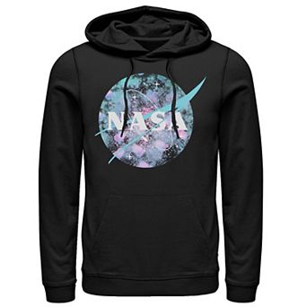 Men's NASA Spray Paint Splatter Logo Hoodie