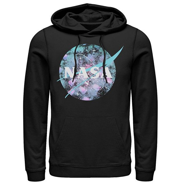 Men's NASA Spray Paint Splatter Logo Hoodie