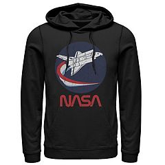 Nasa hoodie mens black hot sale