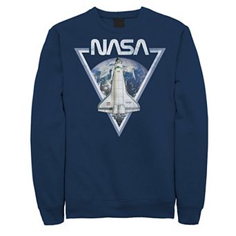Men's NASA Triangle Earth Logo Shuttle Flight Sweatshirt