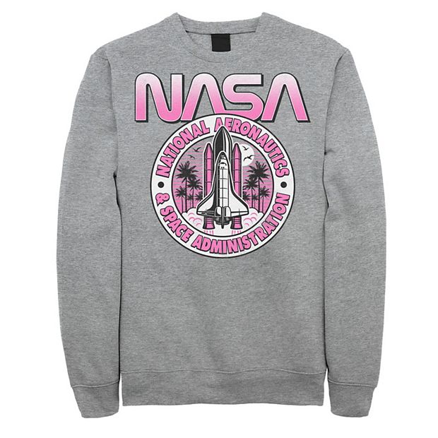 Men s NASA Pink Logo Sweatshirt