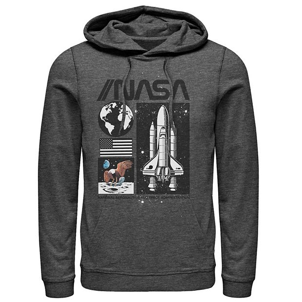 Men s NASA Collage Panel Portraits Hoodie