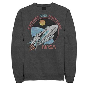 Men's NASA Explore The Universe Circle Portrait Sweatshirt