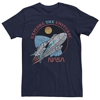 Men's NASA Explore The Universe Circle Portrait Tee