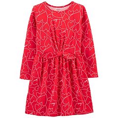 Girls 4-14 Carter's Heart Print Dress