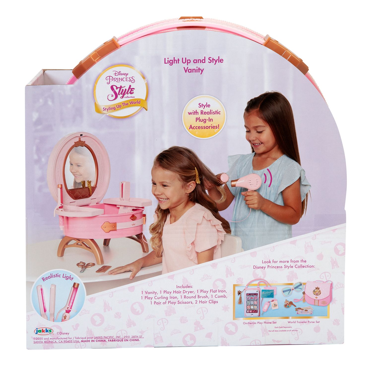 Disney Princess Style Collection Light Up And Style Vanity