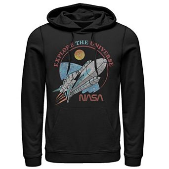 Men's NASA Explore The Universe Circle Portrait Hoodie