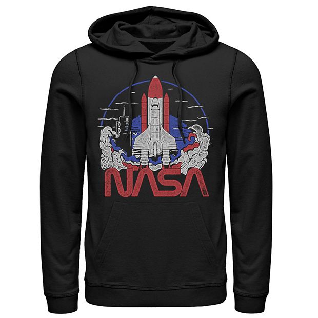 Men s NASA Space Shuttle Lift Off Logo Hoodie