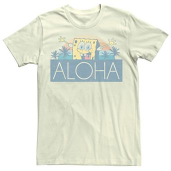 Men's Nickelodeon SpongeBob SquarePants Aloha Vintage Sunset Tee