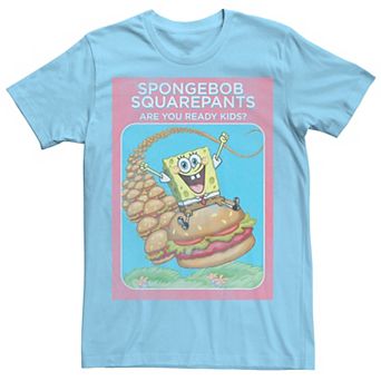 Men's Nickelodeon SpongeBob SquarePants Are You Ready Kids Vintage Poster Tee