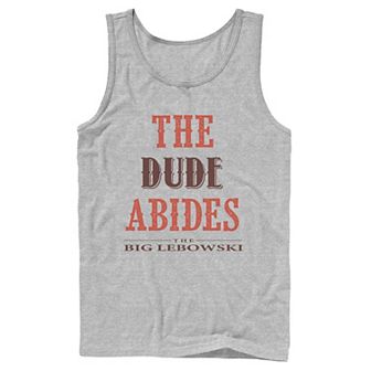 Men's Big Lebowski The Dude Abides Tank Top