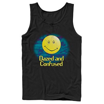 Men's Dazed and Confused Yellow Smiley Haze Logo Tank Top