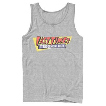 Men's Fast Times At Ridgemont Vintage Logo Tank Top