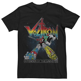 Men's Voltron: Retro Defender Rainbow Tee