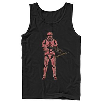 Men's Star Wars The Rise of Skywalker Sith Trooper Villain Tank Top