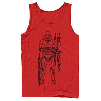 Men's Star Wars The Rise of Skywalker First Order Sith Trooper Tank Top