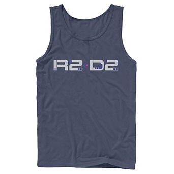 Men's Star Wars The Rise of Skywalker R2-D2 Text Tank Top