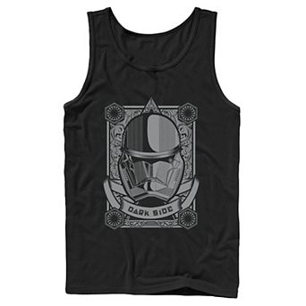 Men's Star Wars The Rise of Skywalker Sith Trooper Playing Card Tank Top