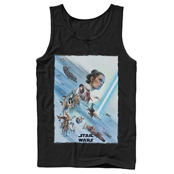 Men's Star Wars The Rise of Skywalker Rey Poster Tank Top