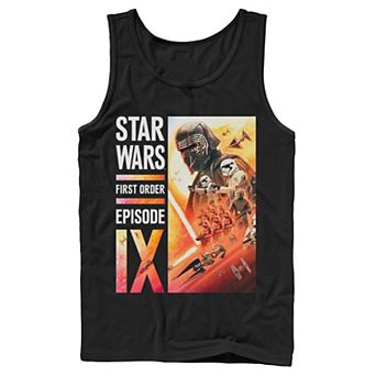 Men's Star Wars The Rise of Skywalker First Order Glow Tank Top