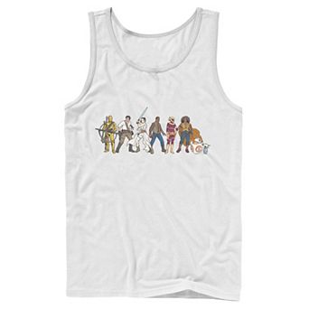 Men's Star Wars The Rise of Skywalker Rebel Line Tank Top