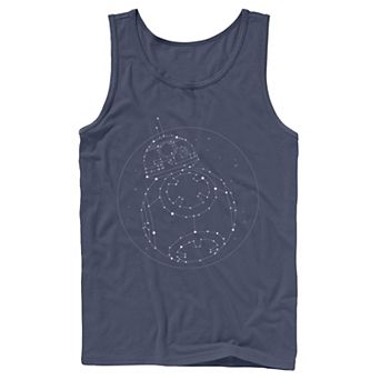 Men's Star Wars The Rise of Skywalker BB-8 Starry Constellation Tank Top