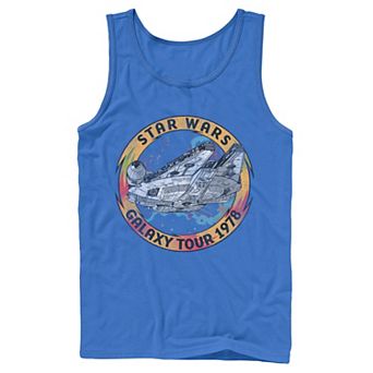Men's Star Wars The Rise of Skywalker Vintage Galaxy Tour Tank Top