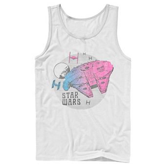 Men's Star Wars The Rise of Skywalker Ombre Millennium Falcon Tank Top