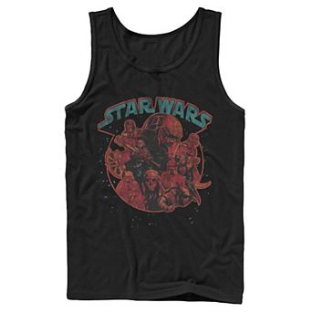 Men's Star Wars The Rise of Skywalker Dark Side Stars Tank Top