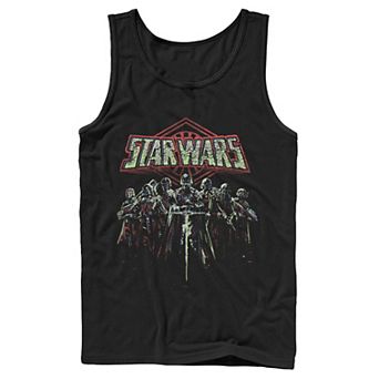 Men's Star Wars Kylo Ren And The Elite Reds Portrait Logo Tank Top