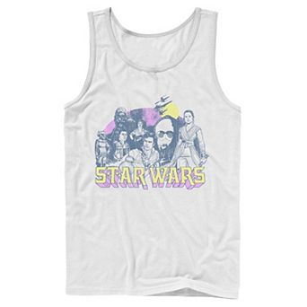 Men's Star Wars The Rise of Skywalker Vintage Collage Tank Top