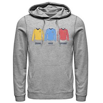 Men's Star Trek Original Series Divisions Hand Drawn Hoodie