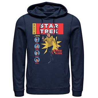 Men's Star Trek Original Series James Kirk Comic Hoodie