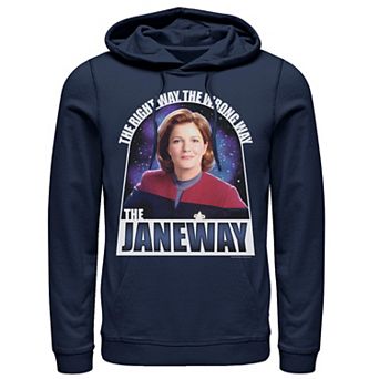 Men's Star Trek Voyager Capt. Janeway Right Way Hoodie