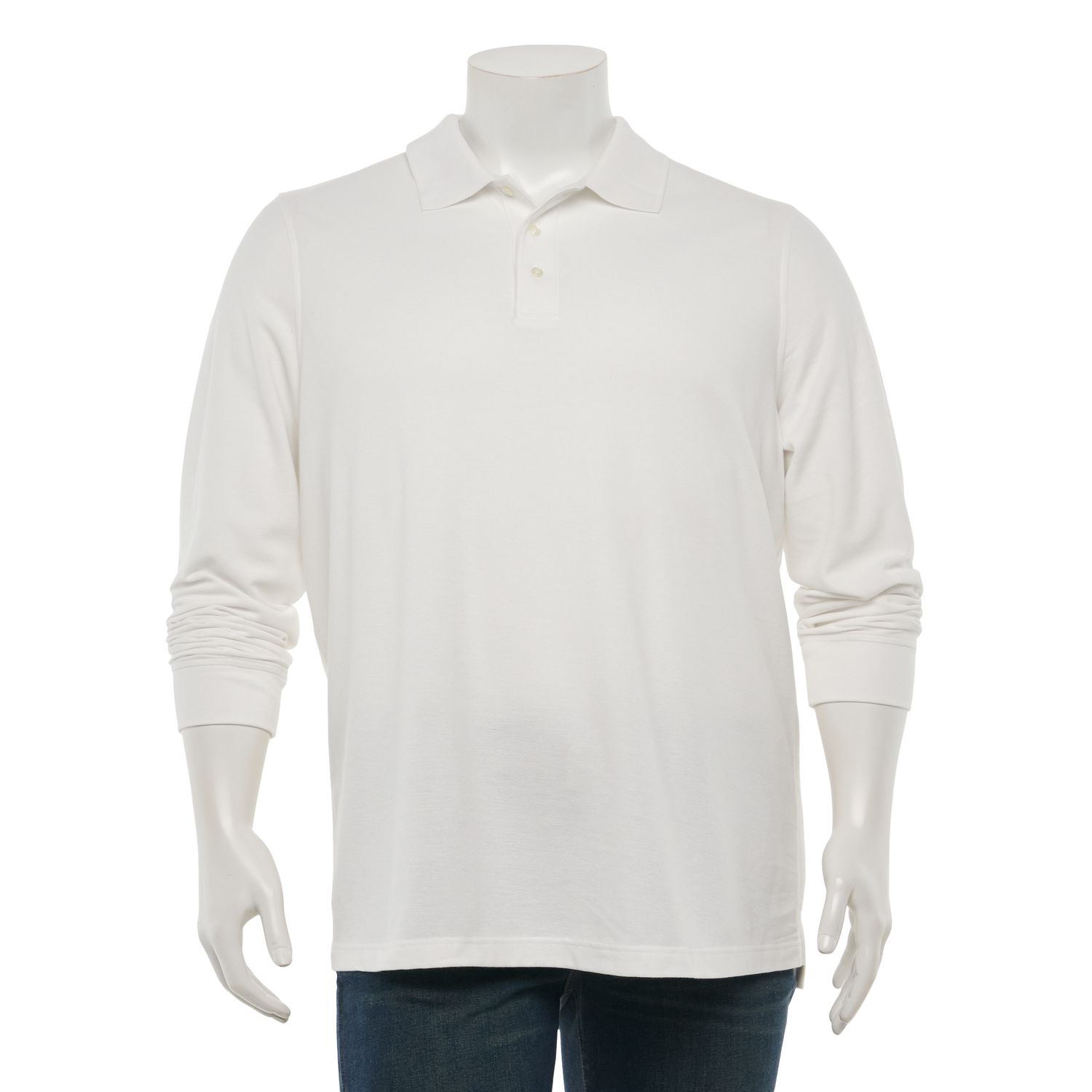 big and tall long sleeve polo shirts